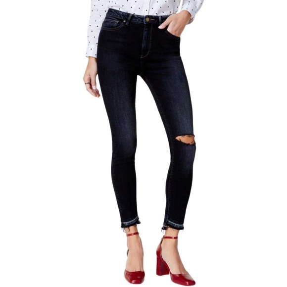 DL 1961 Chrissy Trimtone Skinny Grizzly 26 Darkwash Jeans - Picture 1 of 12